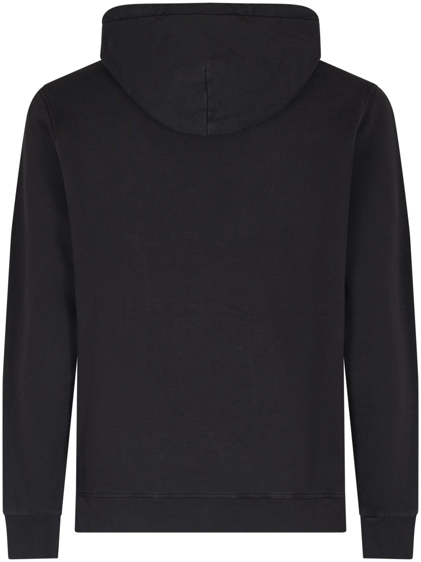 Dondup Graphic Print Black Hoodie