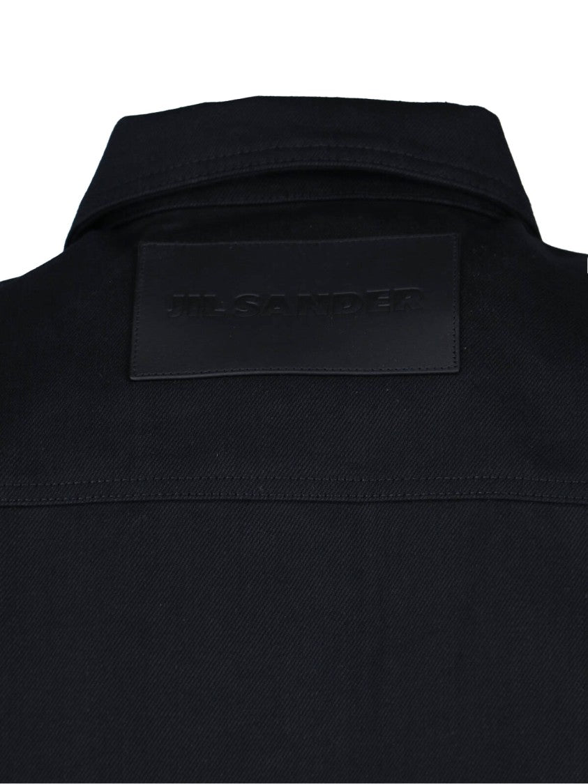 Jil Sander Denim Shirt Jacket – Black