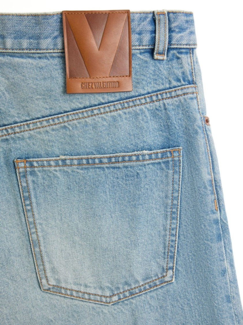 Valentino Light Blue Denim Jeans