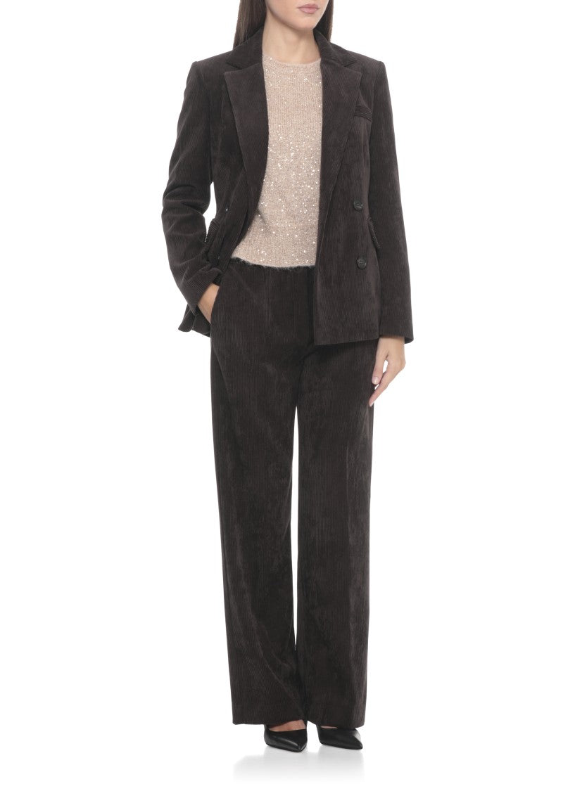 D. Exterior Beige Wool And Alpaca Sweater