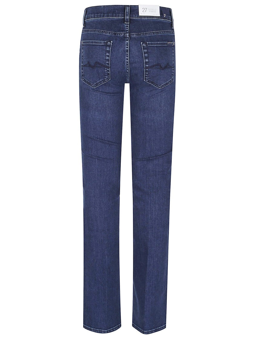 7 For All Mankind Bootcut Jeans With Subtle Fading