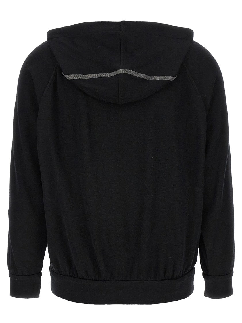 Brunello Cucinelli Shiny Trims' Hoodie