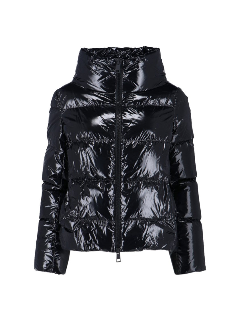 Herno High Collar Quilted Down Jacket