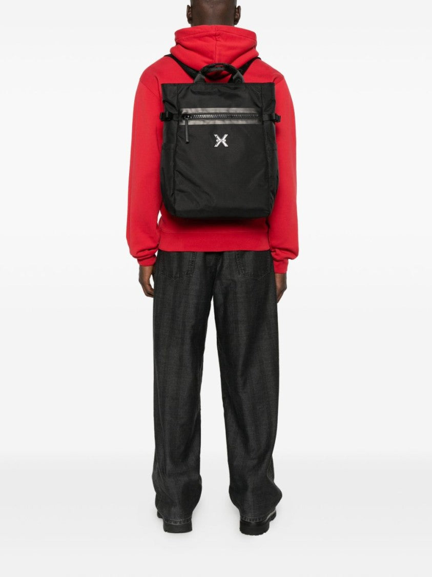 John Richmond Structured Black Minimalist Bag With Clean Detailing