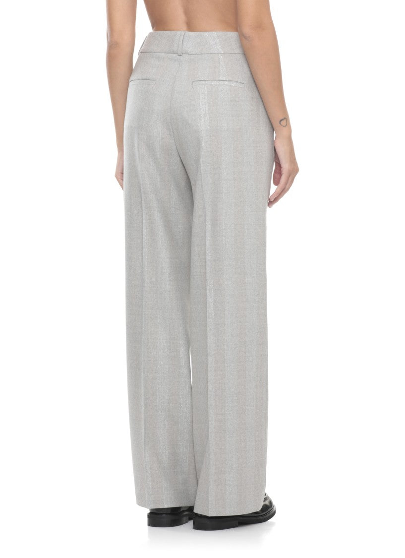 Peserico Grey Wool Pants