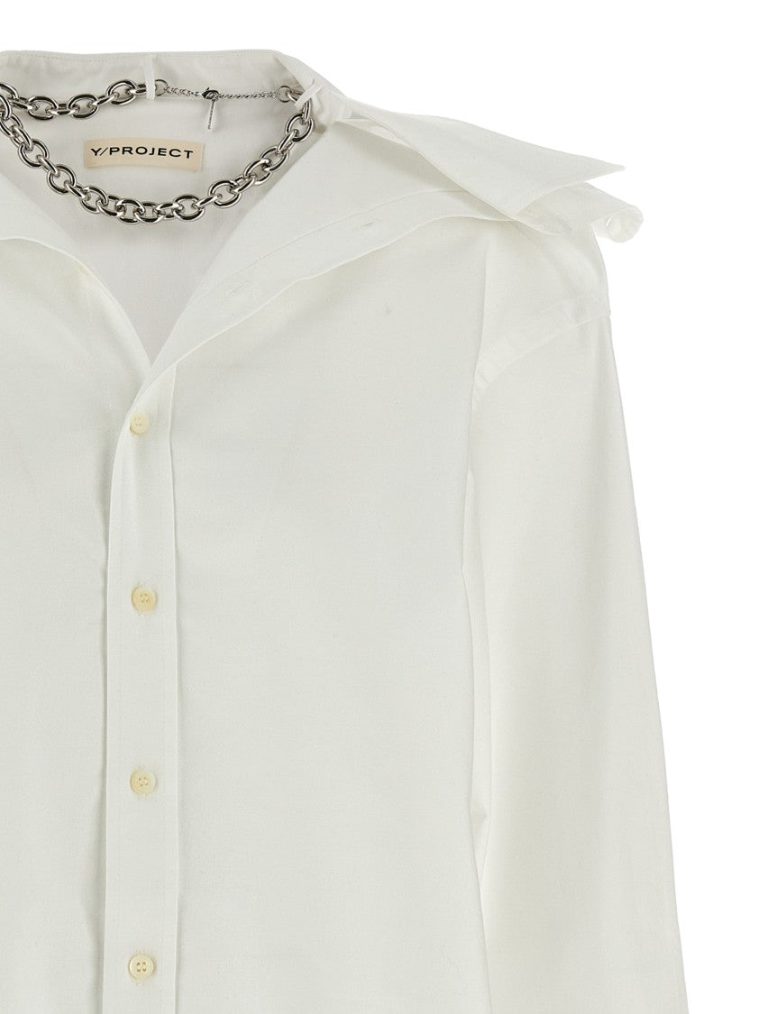 Y/Project Chemisier Dress With Asymmetric Collar