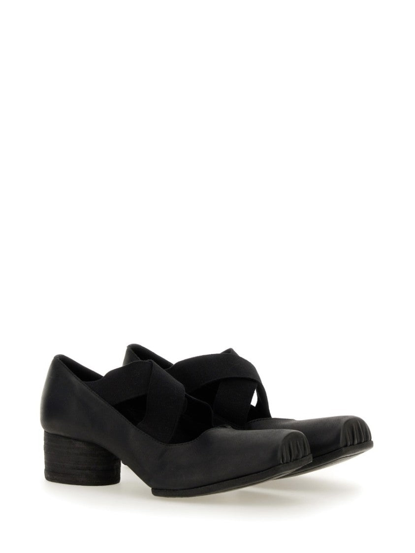 Uma Wang Carbon Fiber Ballerina Shoes With Textured Sole