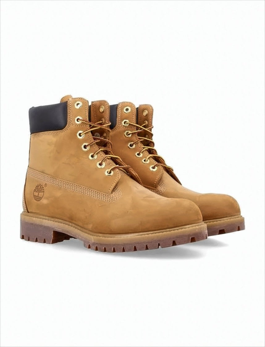 Timberland Classic Rugged Brown Boots With Ankle Support