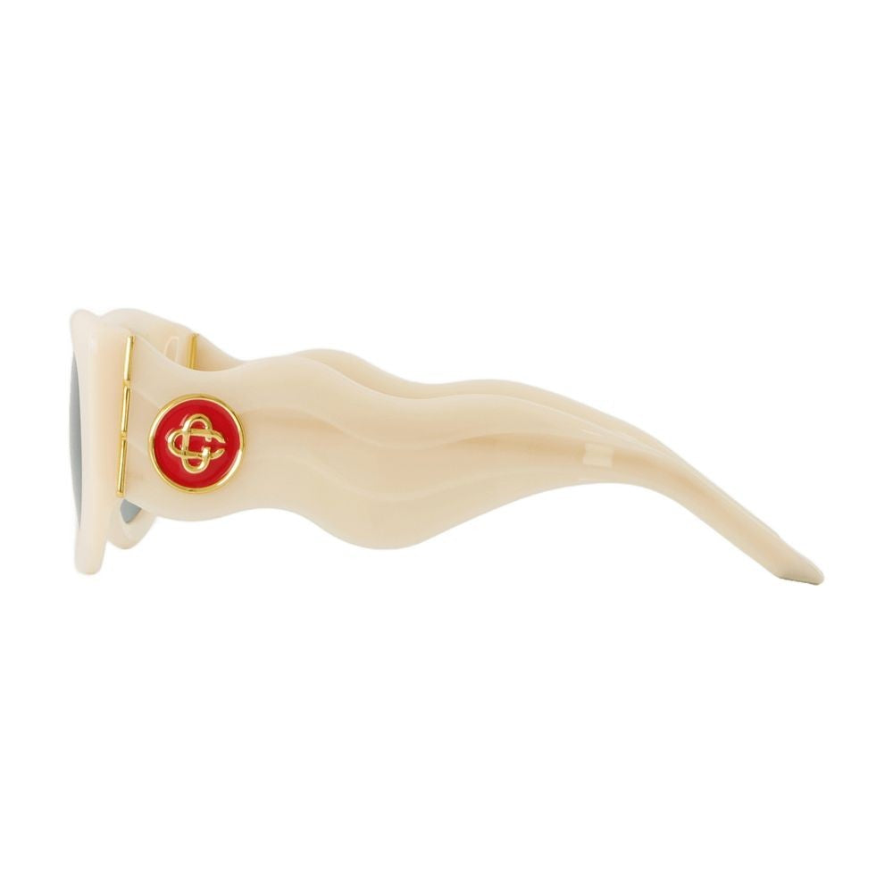 Casablanca Wave Sunglasses - Acetate - Beige