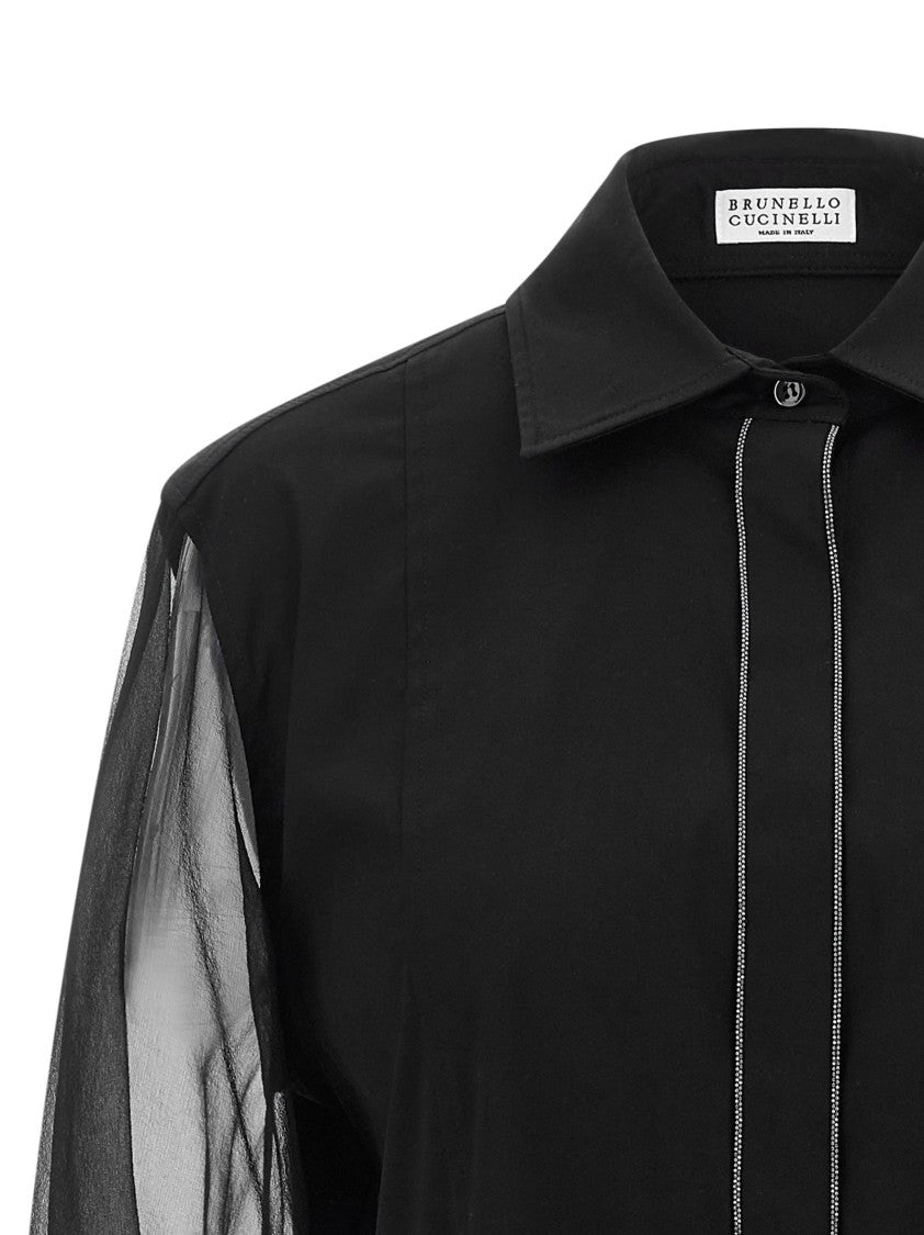 Brunello Cucinelli 'Shiny Trims' Shirt