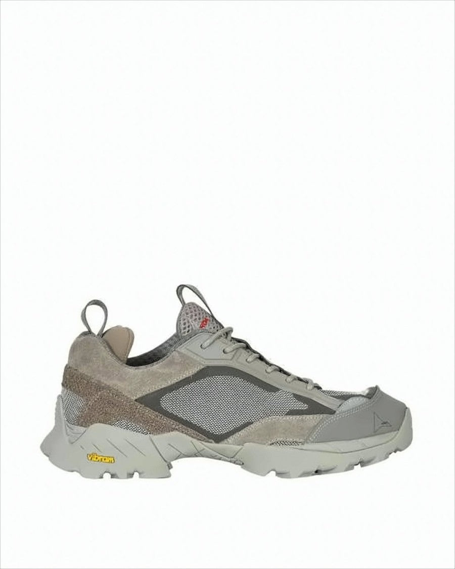 Roa Textured Grey Sneakers With Sole