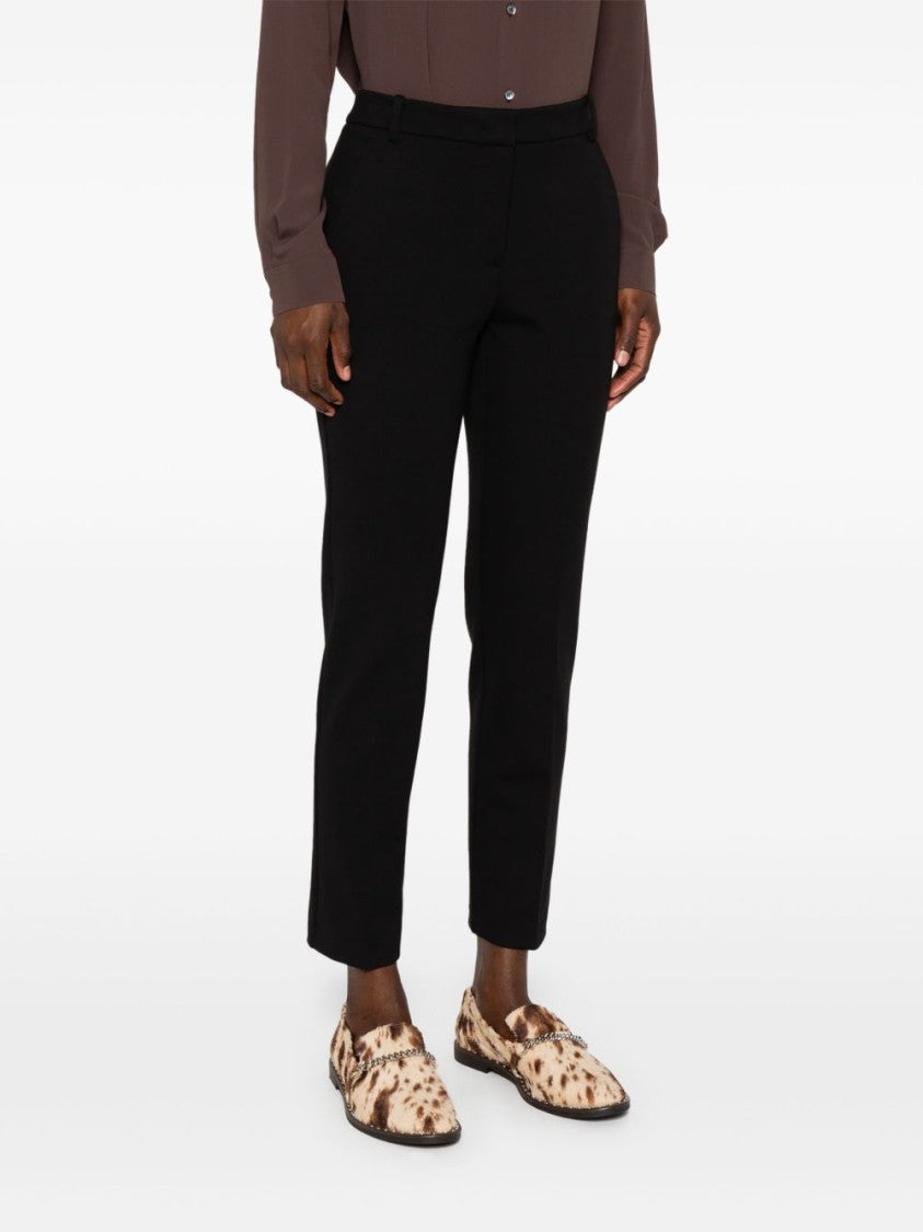 Pinko Tailored Black Trousers With Polished Silhouette