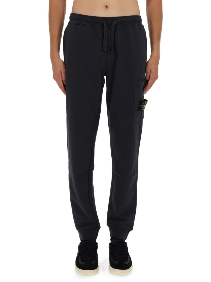 Stone Island Relaxed Fit Organic Cotton Pants