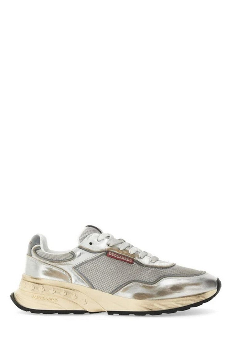 Dsquared2 Multicolor Sneakers With Textured Upper