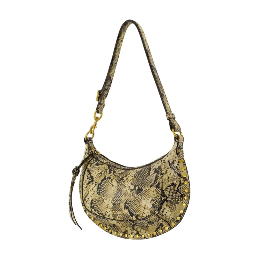 Isabel Marant Oskan Moon Gb Shoulder Bag - Leather - Beige