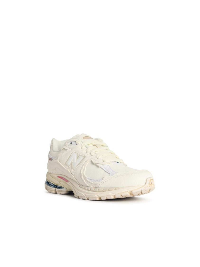 New Balance 2002 R' Ivory Fabric Sneakers