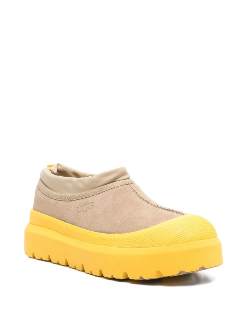 Ugg Beige Suede Slip-On Sandals