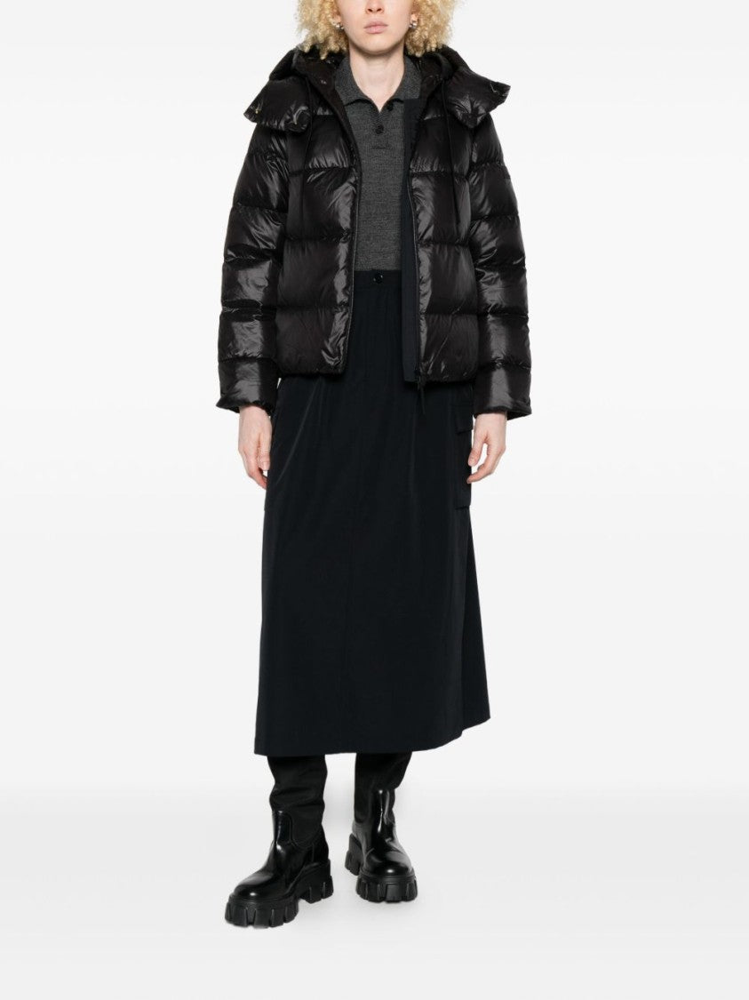 Peuterey Modern Quilted Puffer Jacket With Double Hood