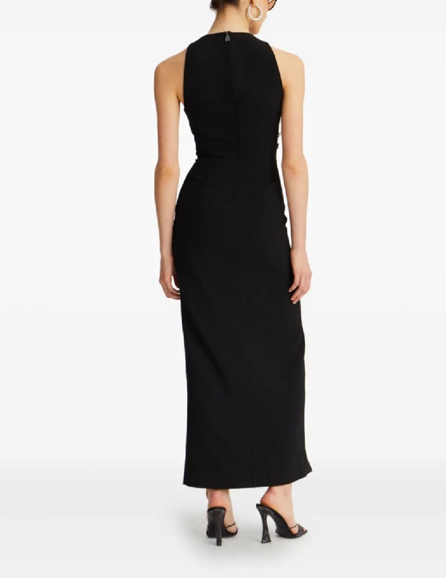 Rotate Crepe Button Dress