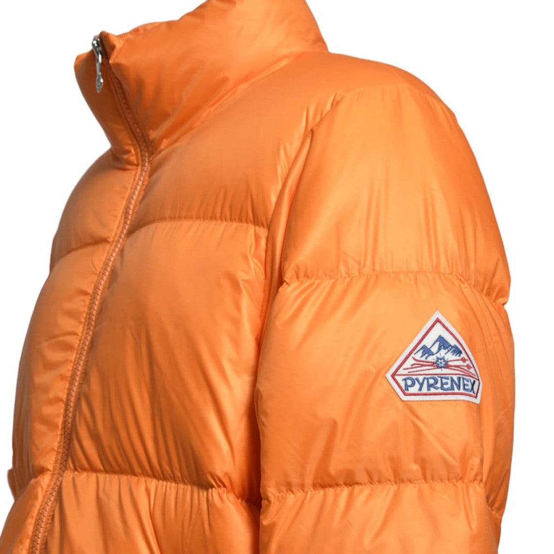 Pyrenex Orange Matte Nylon Shift Puffer Jacket