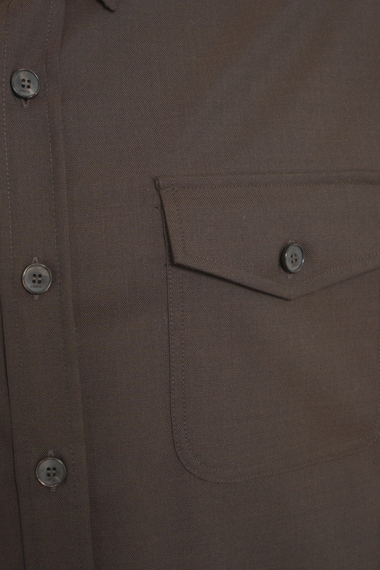 Cruna 'Osaka' Wool Blend Shirt