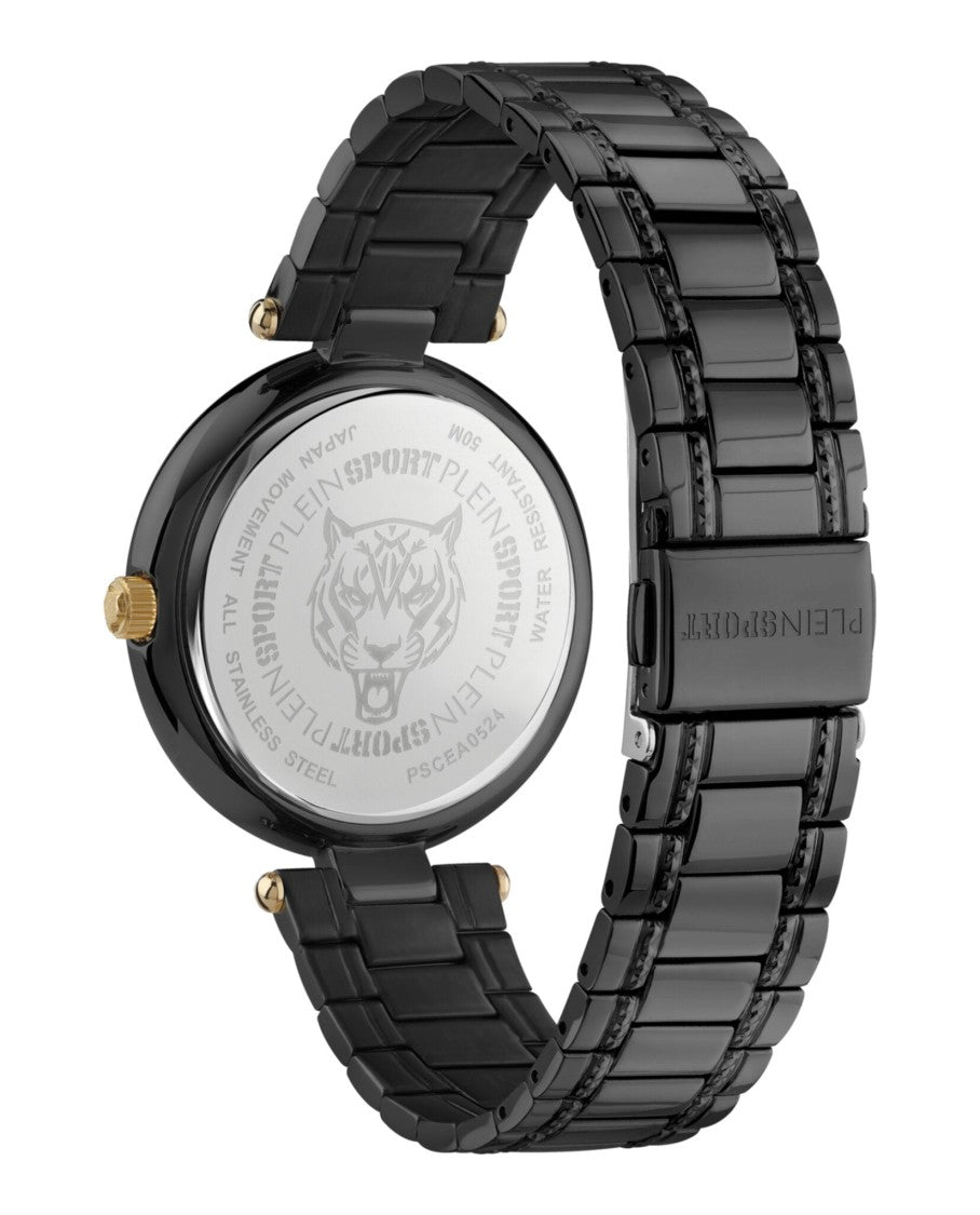 Plein Sport Opium Watch With Black Sunray Dial