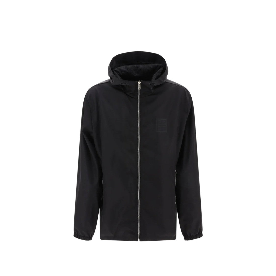 Givenchy Black 4G Windbreaker With Stand-Up Collar