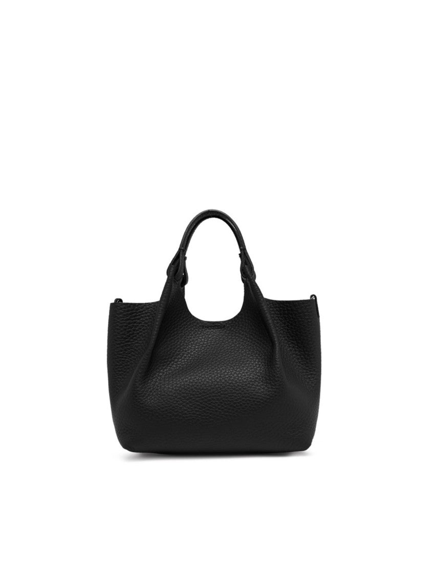 Gianni Chiarini Double-Grain Maxi Leather Shoulder Bag With Detachable Strap