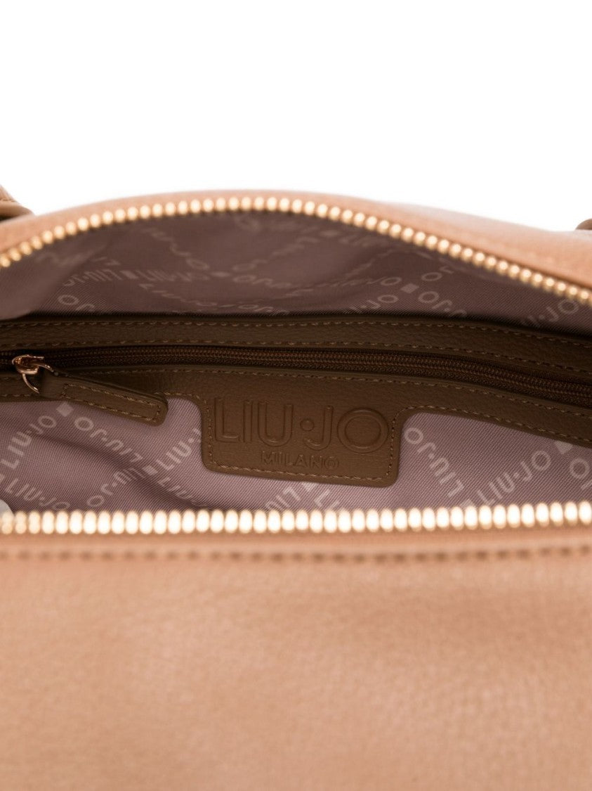 Liu Jo Soft Pebbled Handbag With Dual Handles
