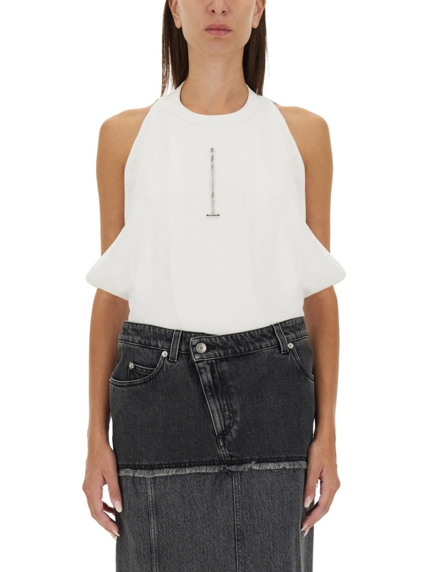 Alexander Mcqueen Ribbed Tank Top
