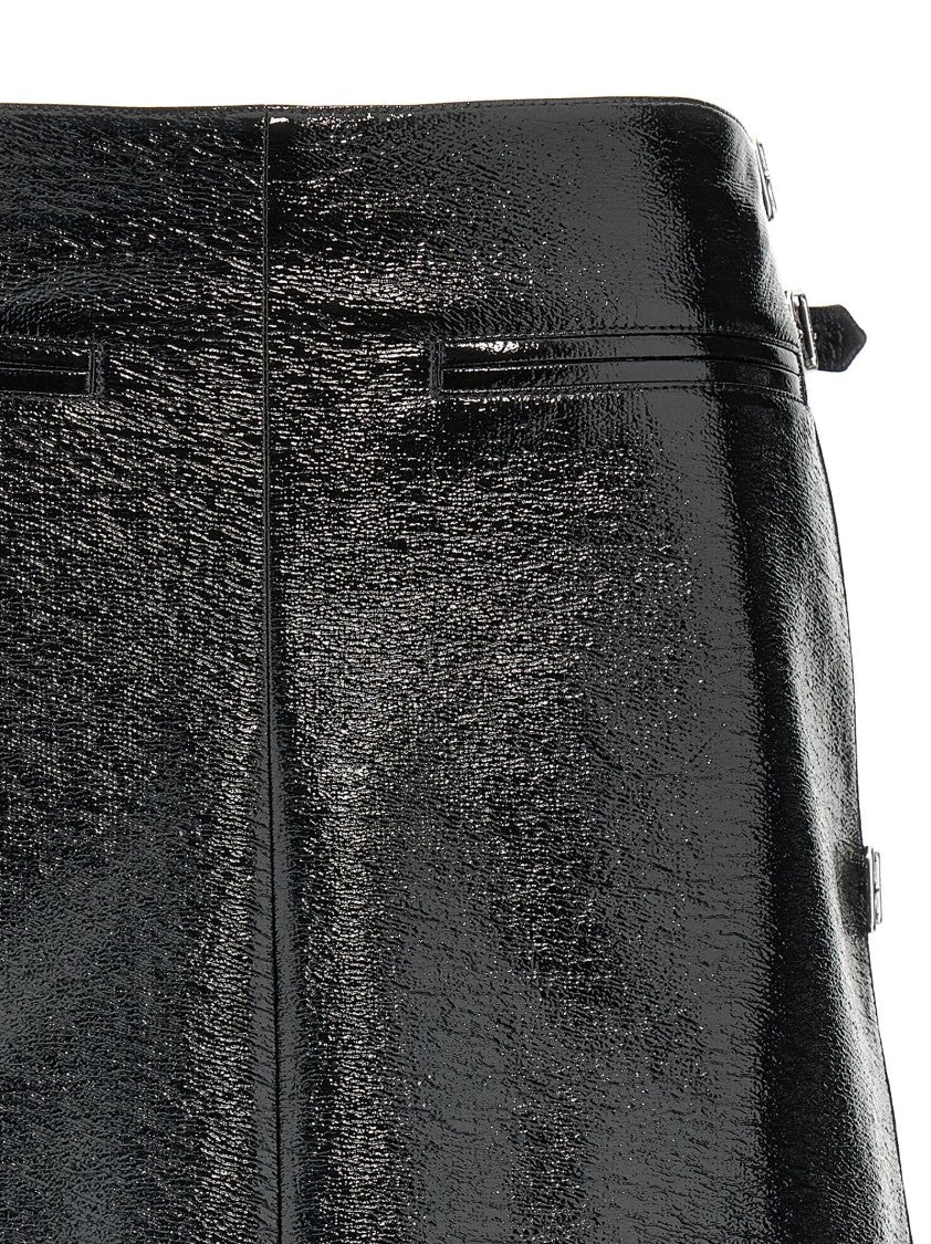 Courrèges Mini Multi Sangle Vinyl' Skirt