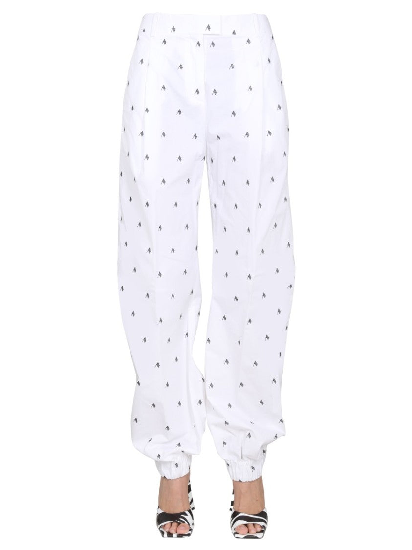 The Attico All Over Logo Pants
