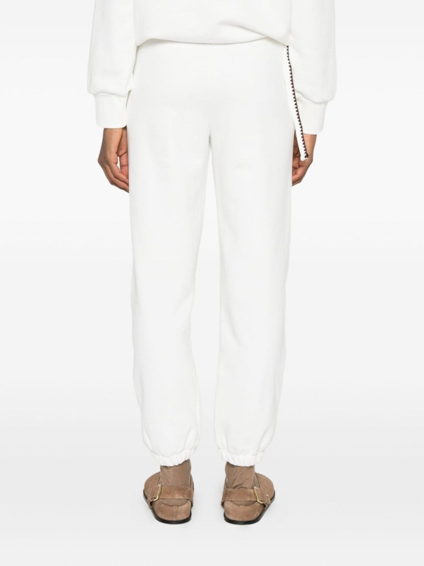 Twinset U&B White Casual Hoodie And Sweatpants Set