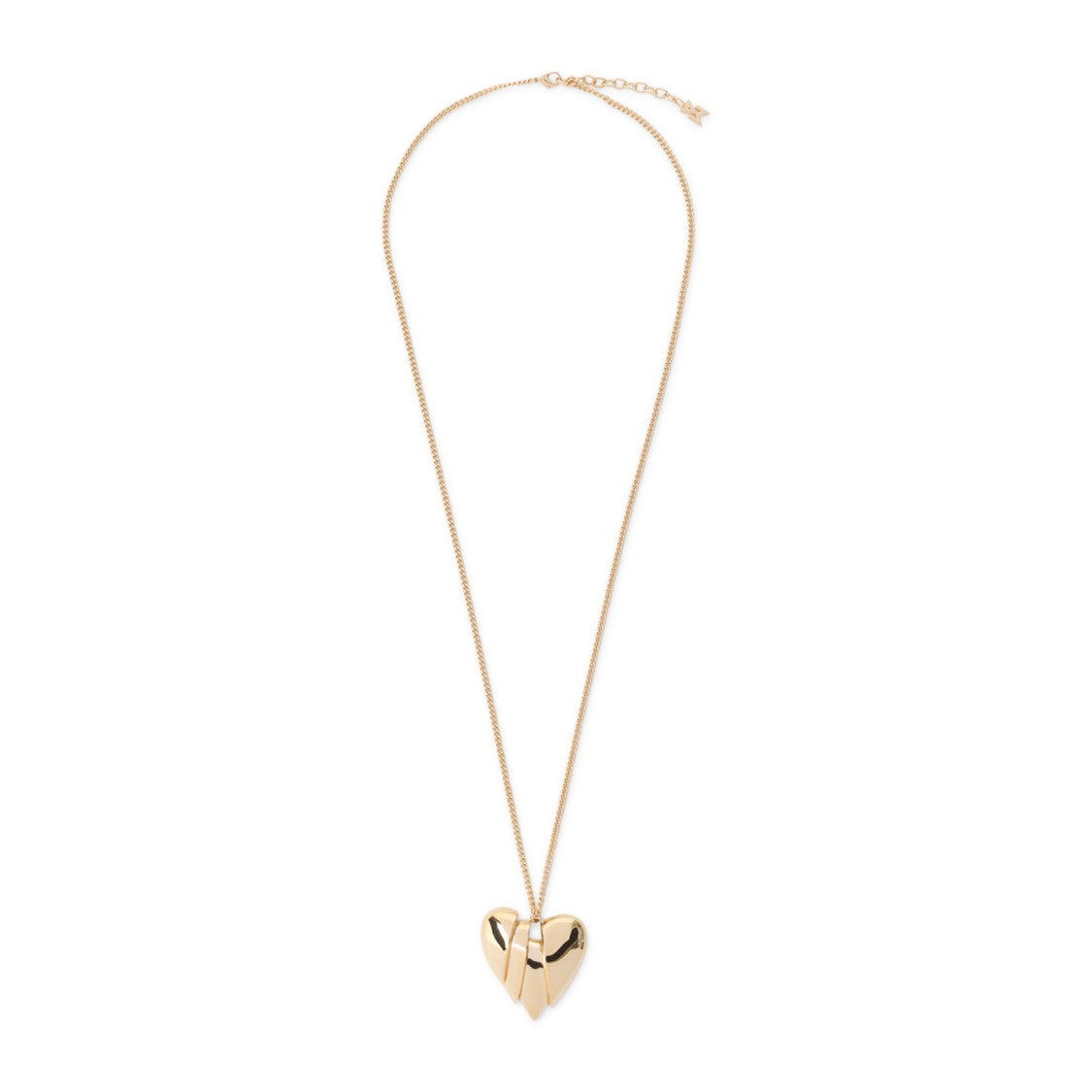 Amina Muaddi Heart Pendant Necklace