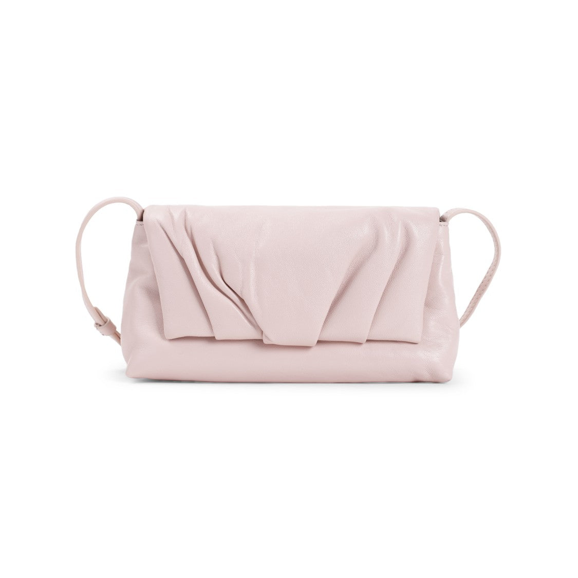 Dries Van Noten Shoulder Bag With Pleated Detail And Sophisticated Leather Finish