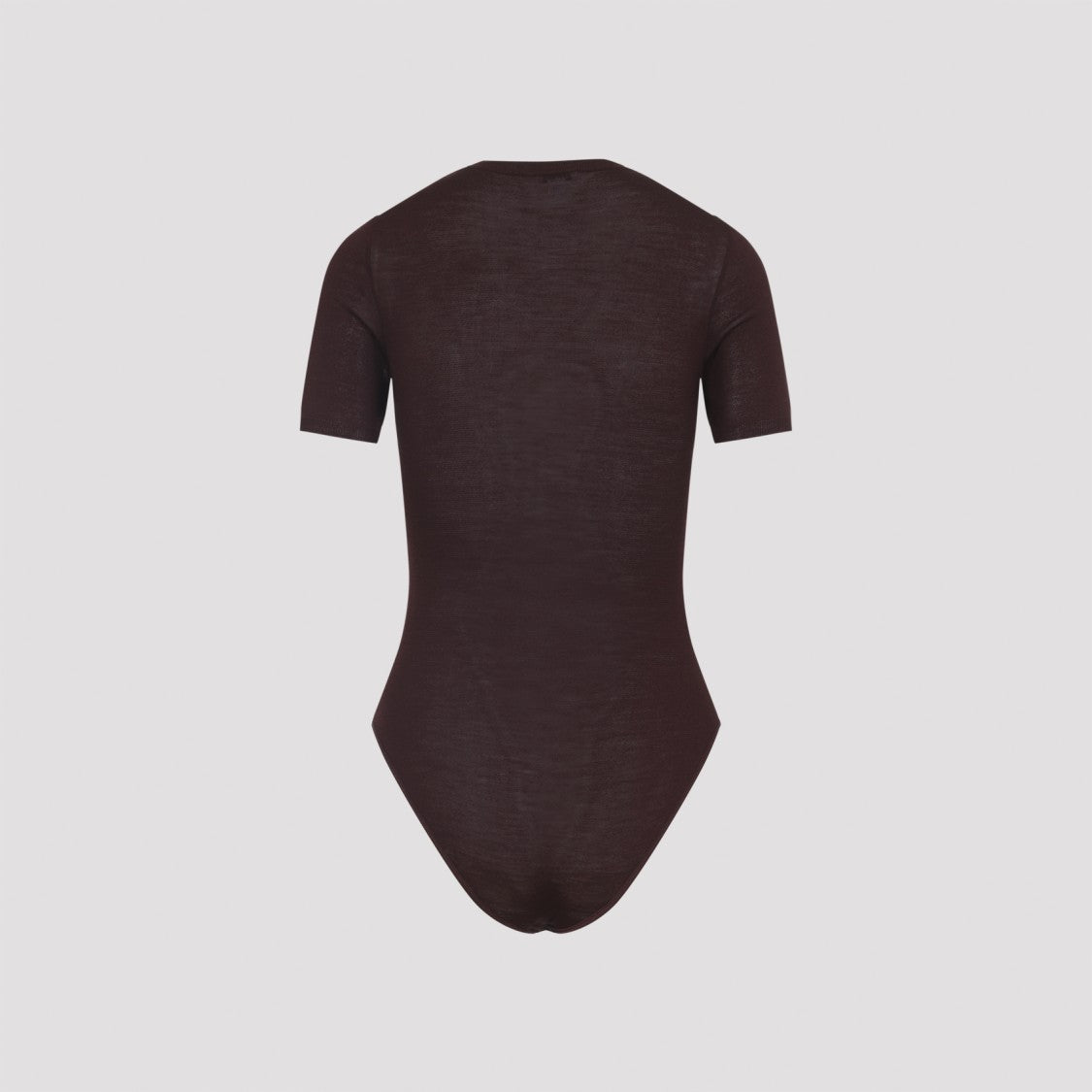 Alaïa Bordeaux Wool And Silk Slim-Fit Bodysuit