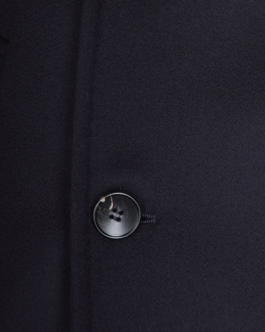 Breras Milano Double-Breasted Coat In Blue