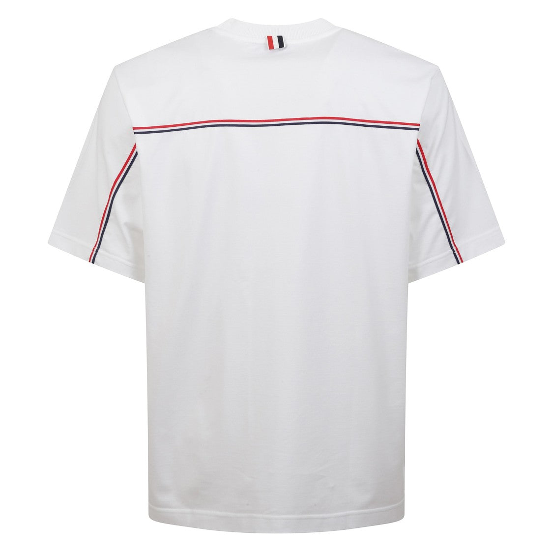 Thom Browne Oversized Tricolour Stripe T-Shirt