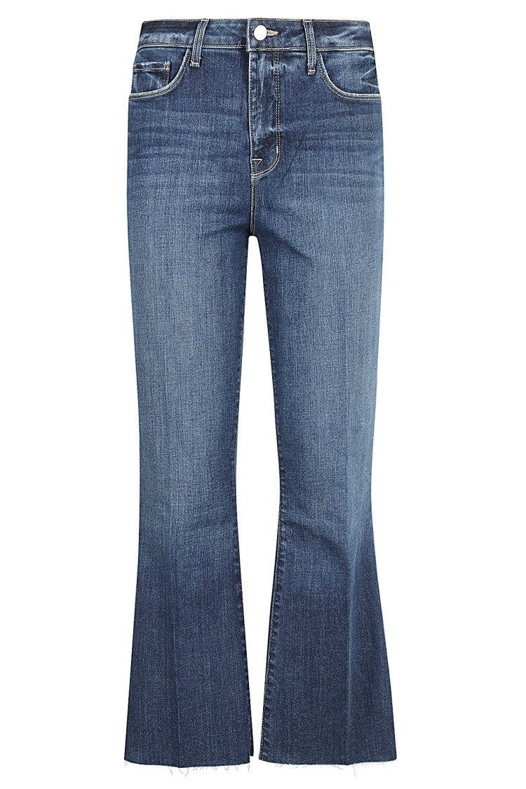 L`Agence Medium Blue Flared Kedra Jeans