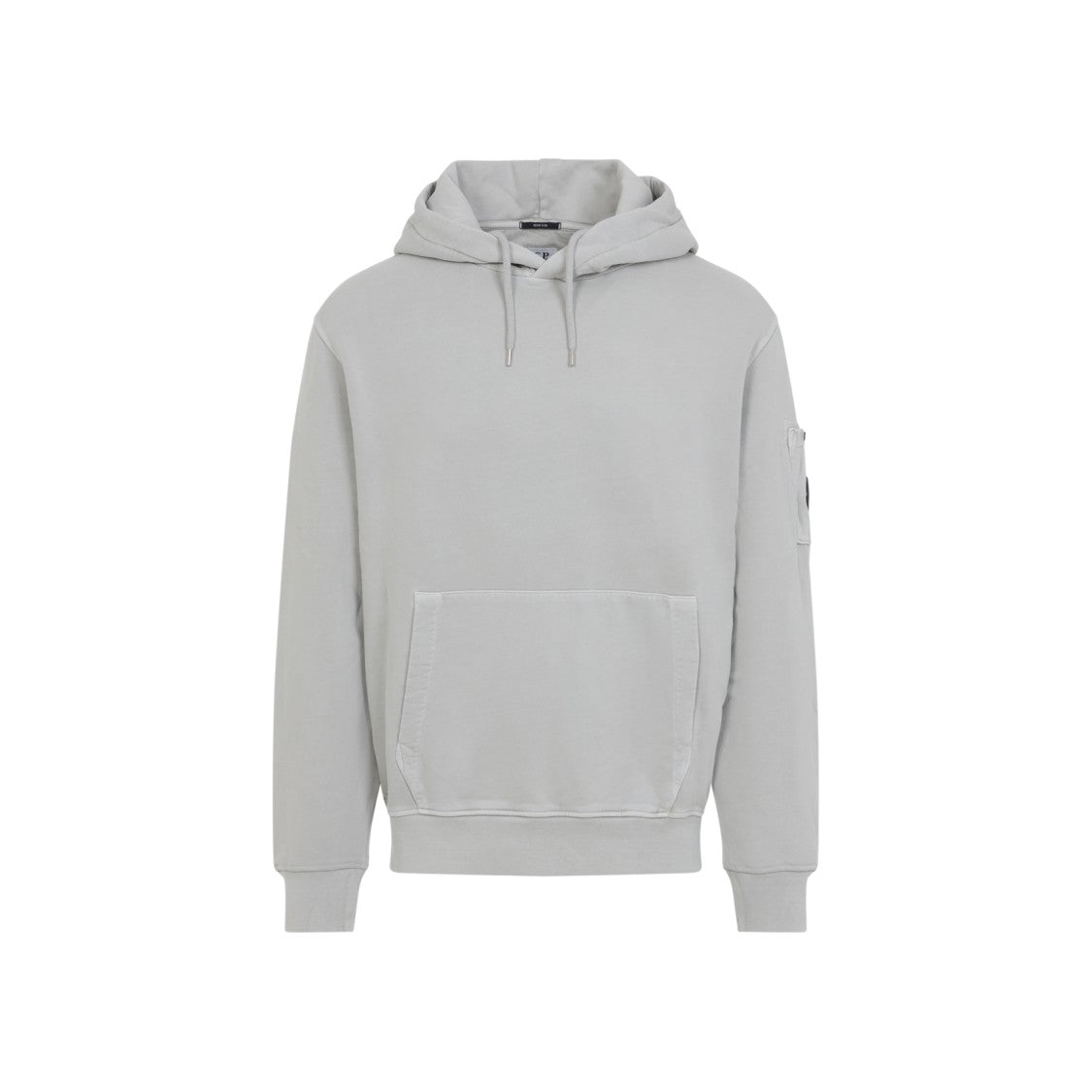 C.P. Company Light Grey Cotton Hoodie