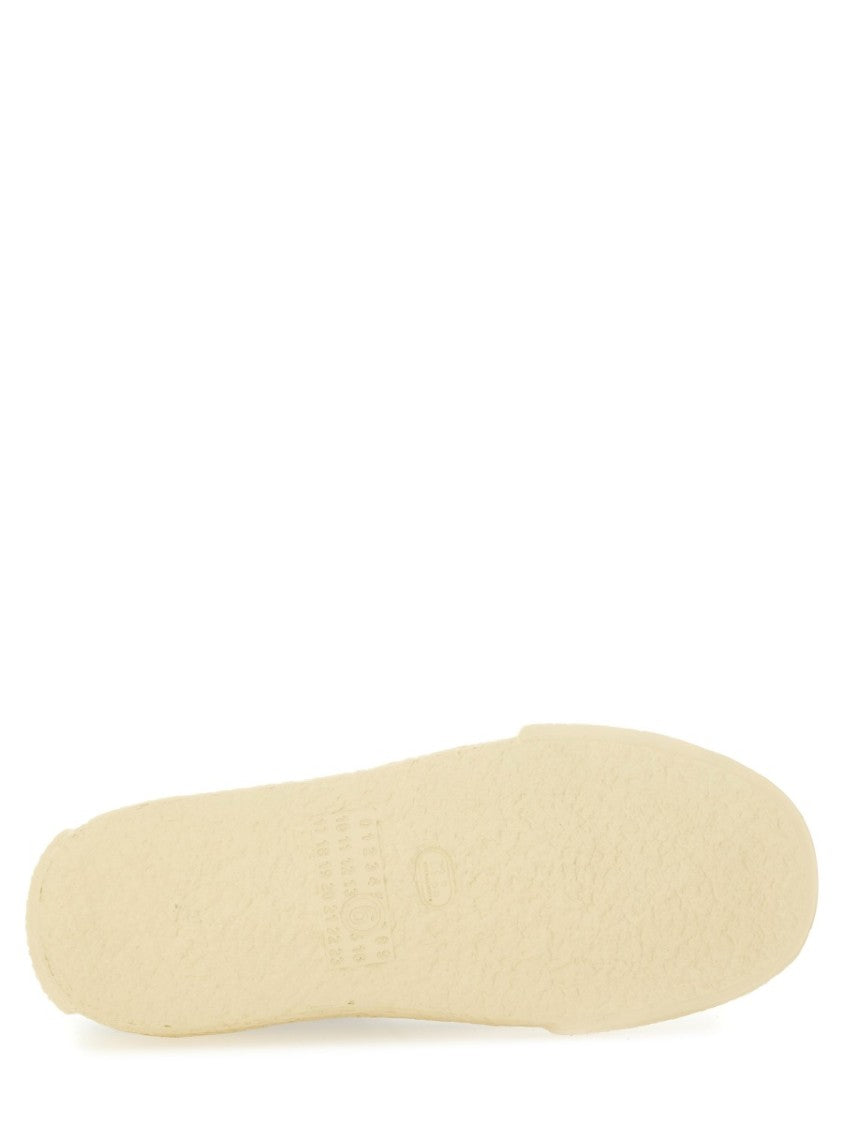 Mm6 By Maison Margiela Contemporary Leather Sneakers With Chunky Sole