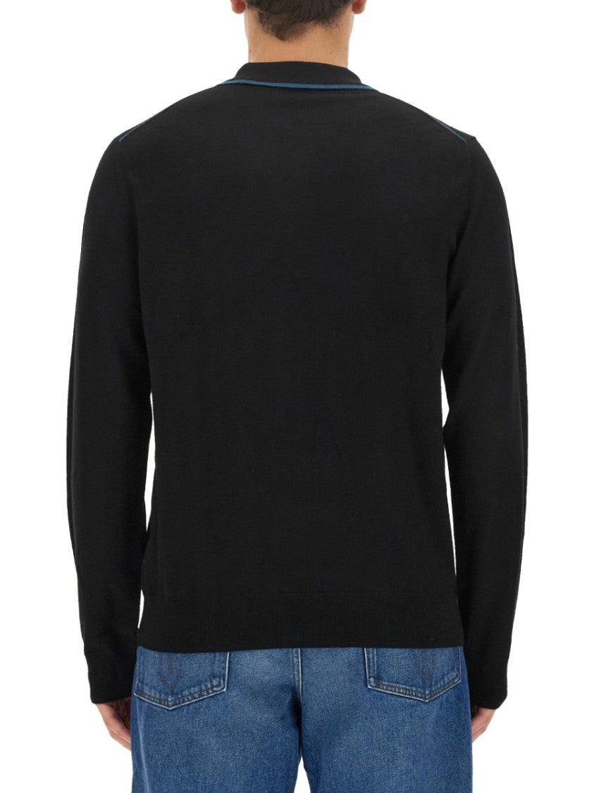 Ps Paul Smith Regular Fit Merino Wool Polo