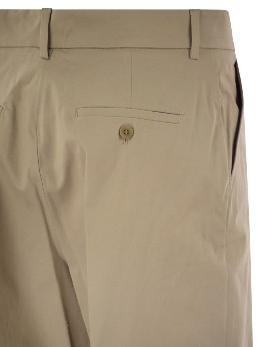 Max Mara Urial - Cotton Satin Crop Trousers