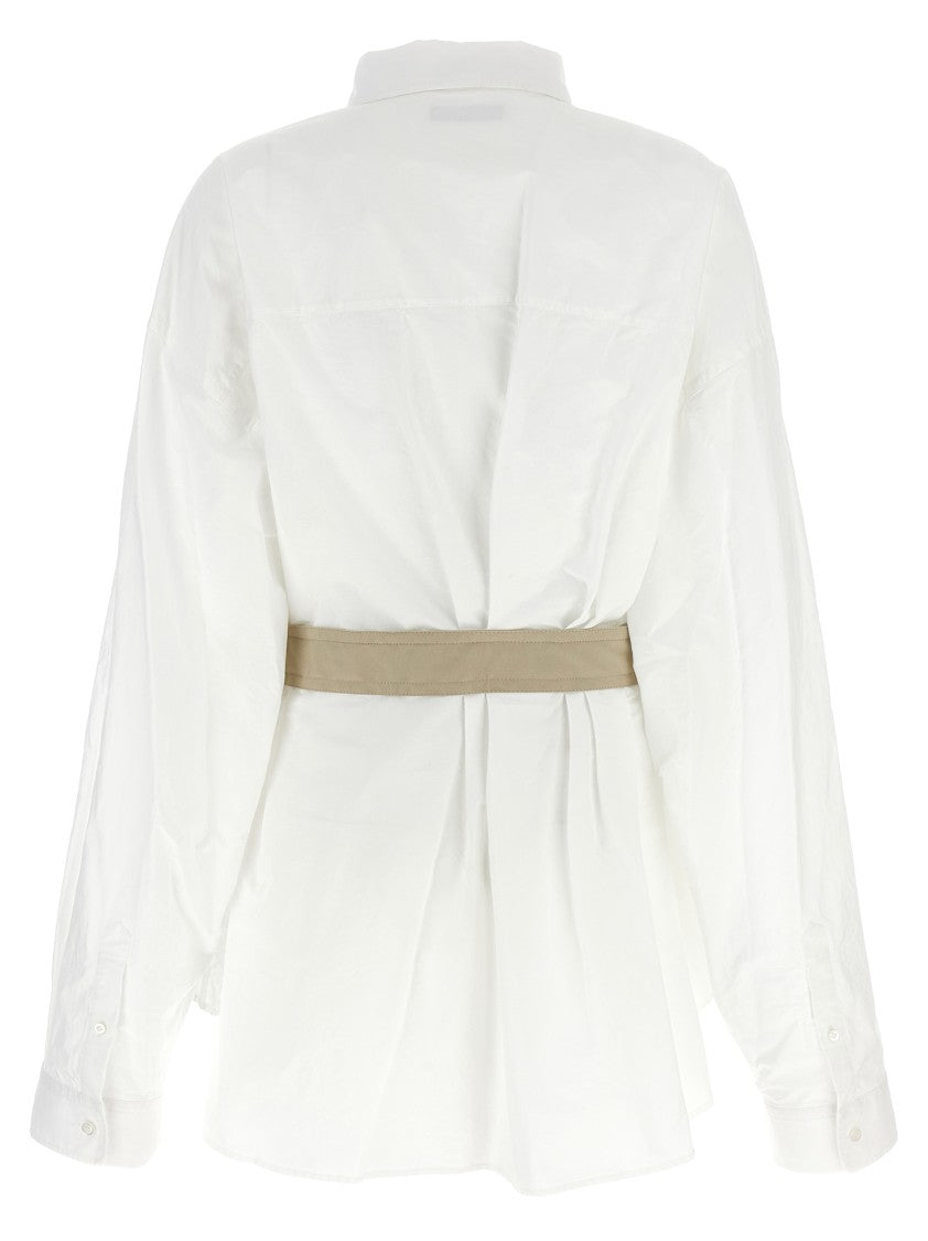 Balenciaga Wrinkled Cotton Shirt