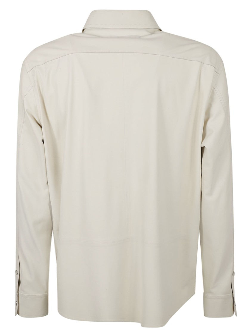 Zegna Button-Down Shirt With Two Chest Pockets