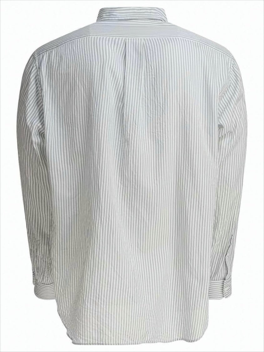 Kaptain Sunshine Relaxed Fit Vertical Striped Long-Sleeve Kaptain Sunshine Shirt