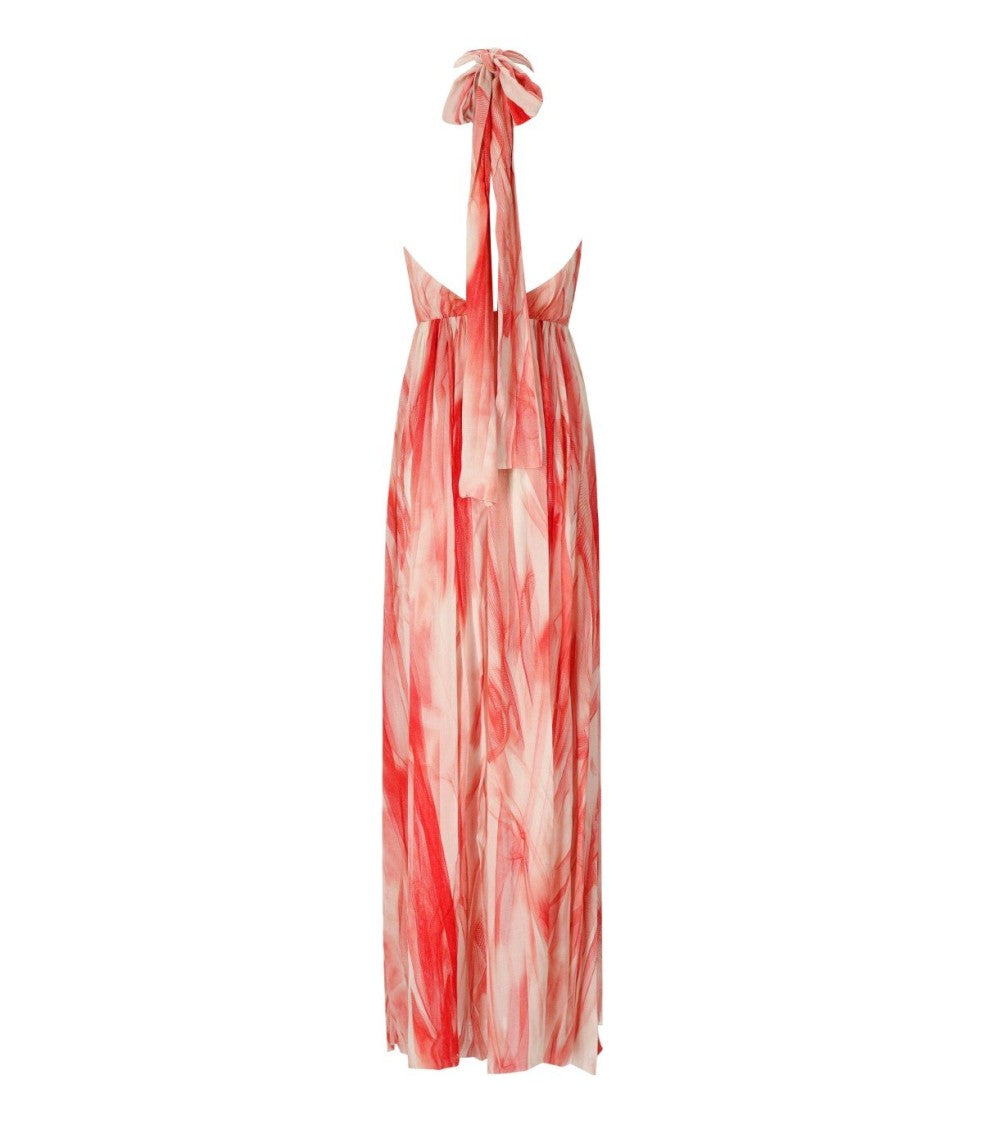 Elisabetta Franchi Red Carpet Butter Red Passion Dress