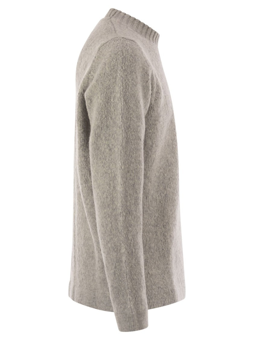 Stone Island Round-Neck Jumper With Gauzy Texture