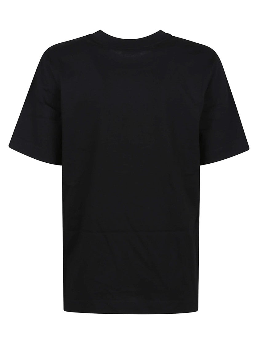 Burberry Embroidered Knight Print Cotton T-Shirt