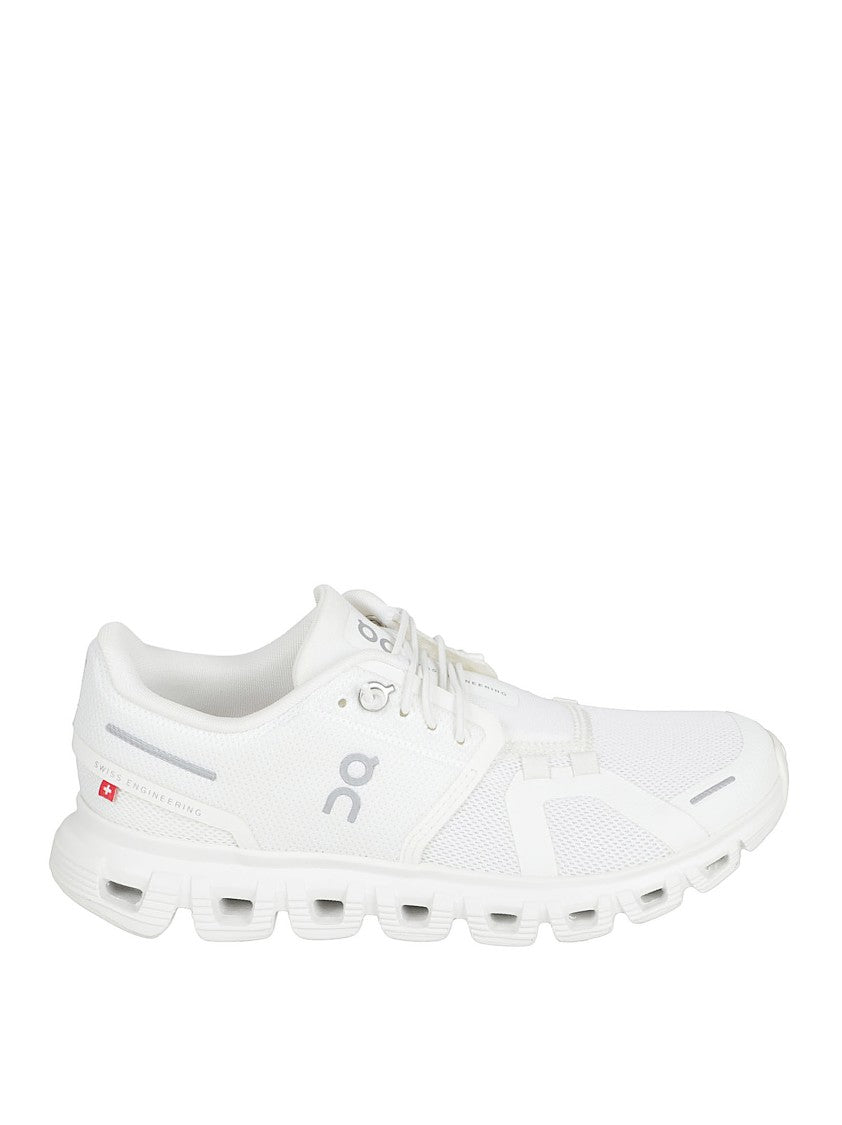 On Running Lightweight White Sneakers With Breathable Mesh Upper
